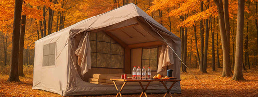 What do you use an inflatable tent for?