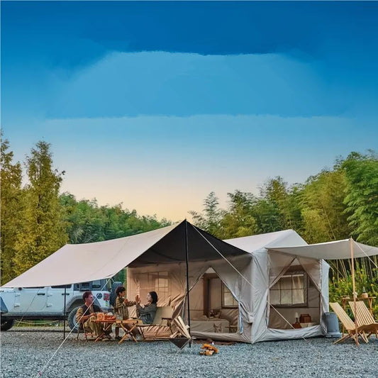 Large Inflatable Air Tent for 10–12 People with Divider Room