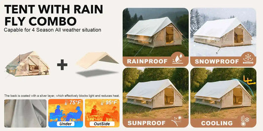 How to Stay Cool in Your Senleeto 4–6 Person Ventilated Inflatable Tent
